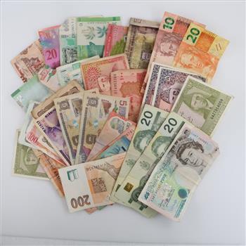 Foreign Bills; 20+ Pieces