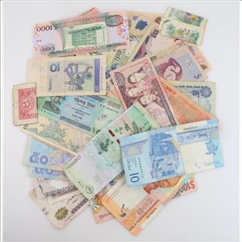 Foreign Bills; 25+ Pieces