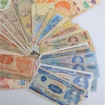 Foreign Bills; 35+ Pieces
