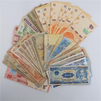 Foreign Bills; 35+ Pieces