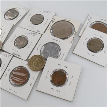 Foreign Coins, 14 Pieces