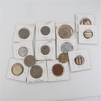Foreign Coins, 14 Pieces