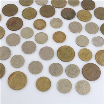 Foreign Coins; 40+ Pieces