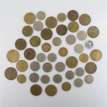 Foreign Coins; 40+ Pieces