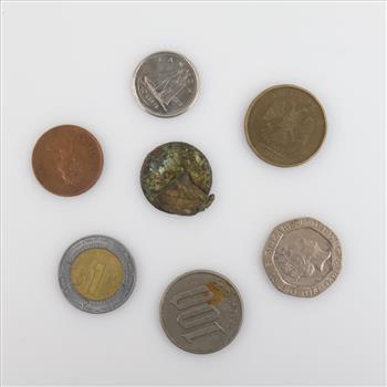 Foreign Coins; 7 Pieces