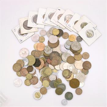 Foreign Coins And Tokens, 1+lb