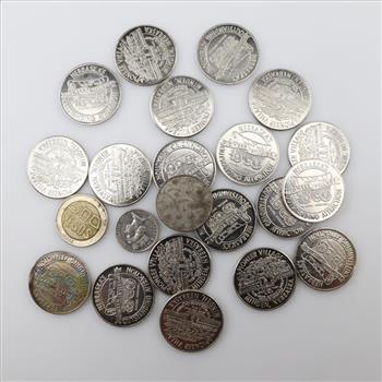 Foreign Coins & Tokens, 20+ Pieces