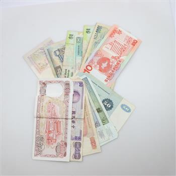 Foreign Currency, 13 Pieces