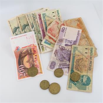 Foreign Currency, 15+ Pieces