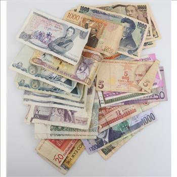 Foreign Currency, 15+ Pieces
