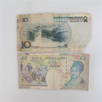 Foreign Currency, 2 Pieces