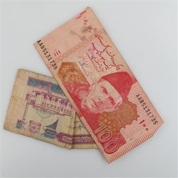 Foreign Currency, 2 Pieces