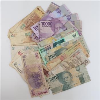 Foreign Currency, 20+ Pieces