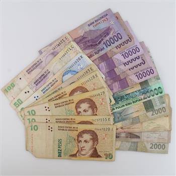 Foreign Currency, 20+ Pieces
