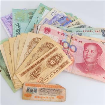 Foreign Currency, 25 Pieces