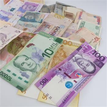 Foreign Currency, 25+ Pieces