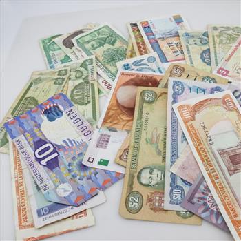Foreign Currency, 25+ Pieces