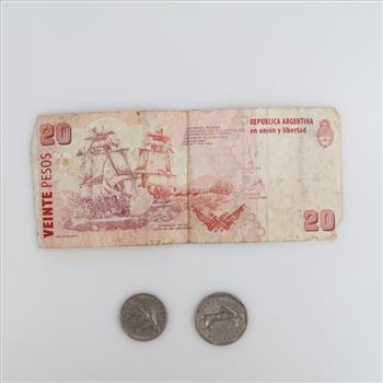 Foreign Currency, 3 Pieces