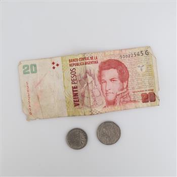 Foreign Currency, 3 Pieces