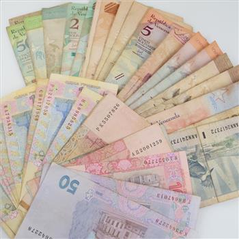 Foreign Currency, 30+ Pieces