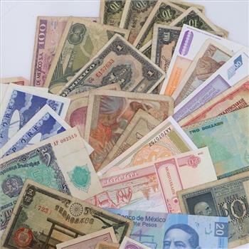 Foreign Currency, 30+ Pieces