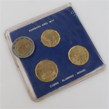 Foreign Currency, 4 Coins