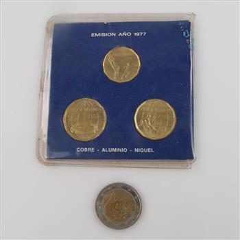 Foreign Currency, 4 Coins