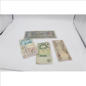 Foreign Currency, 4 Pieces