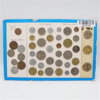 Foreign Currency, 40+ Coins