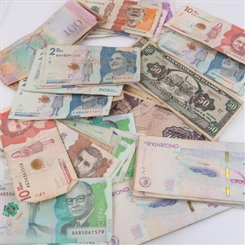 Foreign Currency, 50+ Pieces