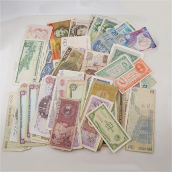 Foreign Currency, 50+ Pieces