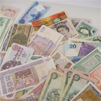 Foreign Currency, 50+ Pieces