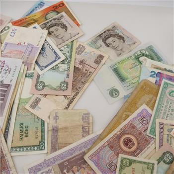 Foreign Currency, 50+ Pieces