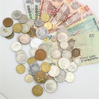 Foreign Currency, 50+ Pieces