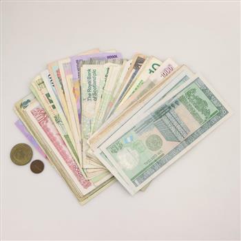Foreign Currency, 50+ Pieces