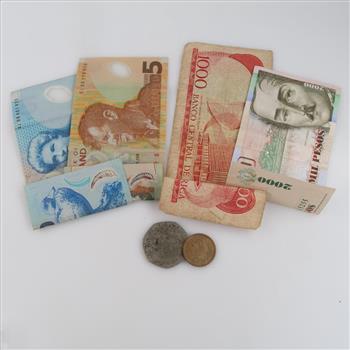 Foreign Currency, 6 Pieces