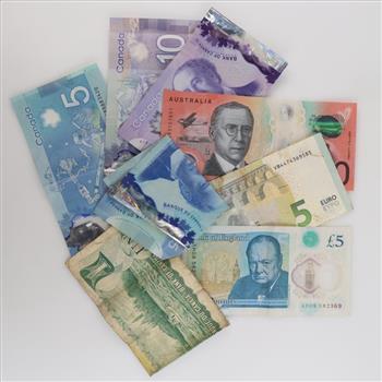 Foreign Currency, 8 Pieces