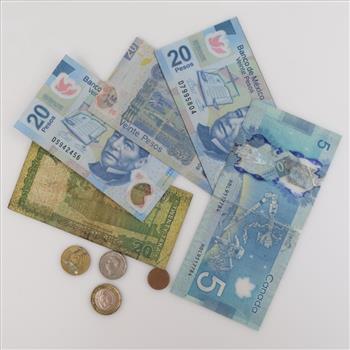 Foreign Currency, 9 Pieces