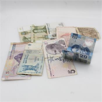 Foreign Currency, 9 Pieces