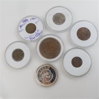 Foreign Currency And Token, 6+ Pieces