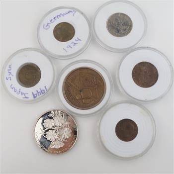 Foreign Currency And Token, 6+ Pieces