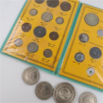 Foreign Currency And Tokens, 16+ Pieces
