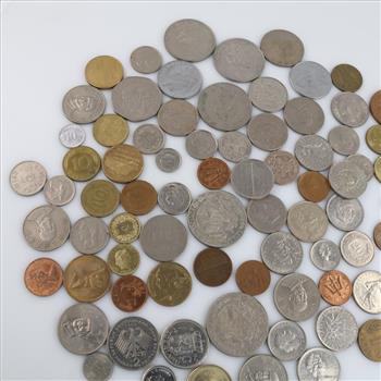 Foreign Currency And Tokens, 1+lbs