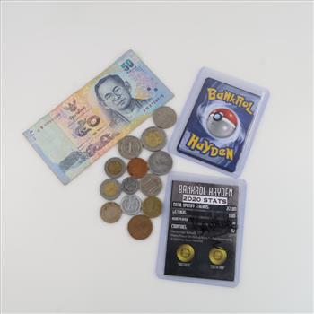 Foreign Currency With Bankrol Hayden Trading Cards, 9+ Pieces