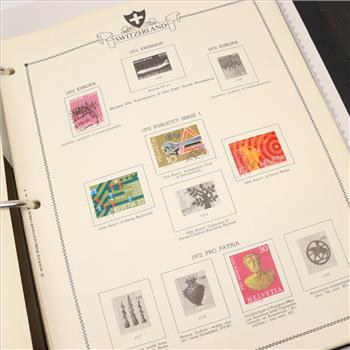 Foreign Stamps In Book, 6+lbs