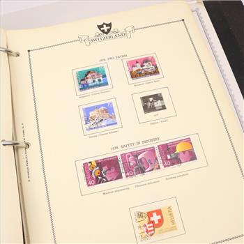 Foreign Stamps In Book, 6+lbs