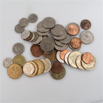 Foreign & US Currency, 50+ Pieces
