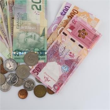 Foreign, US Currency And Tokens, 20+ Pieces