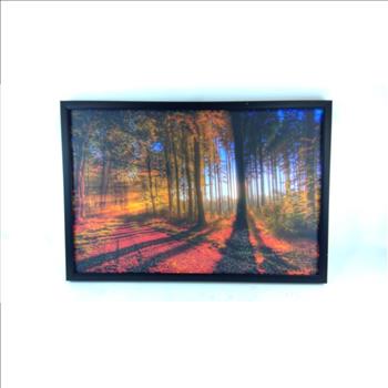 Forest Sunrise Canvas Painting