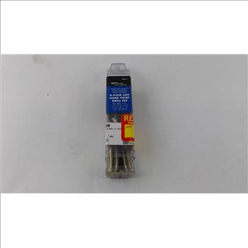 Forney 8 Piece Left Hand Twist Drill Set